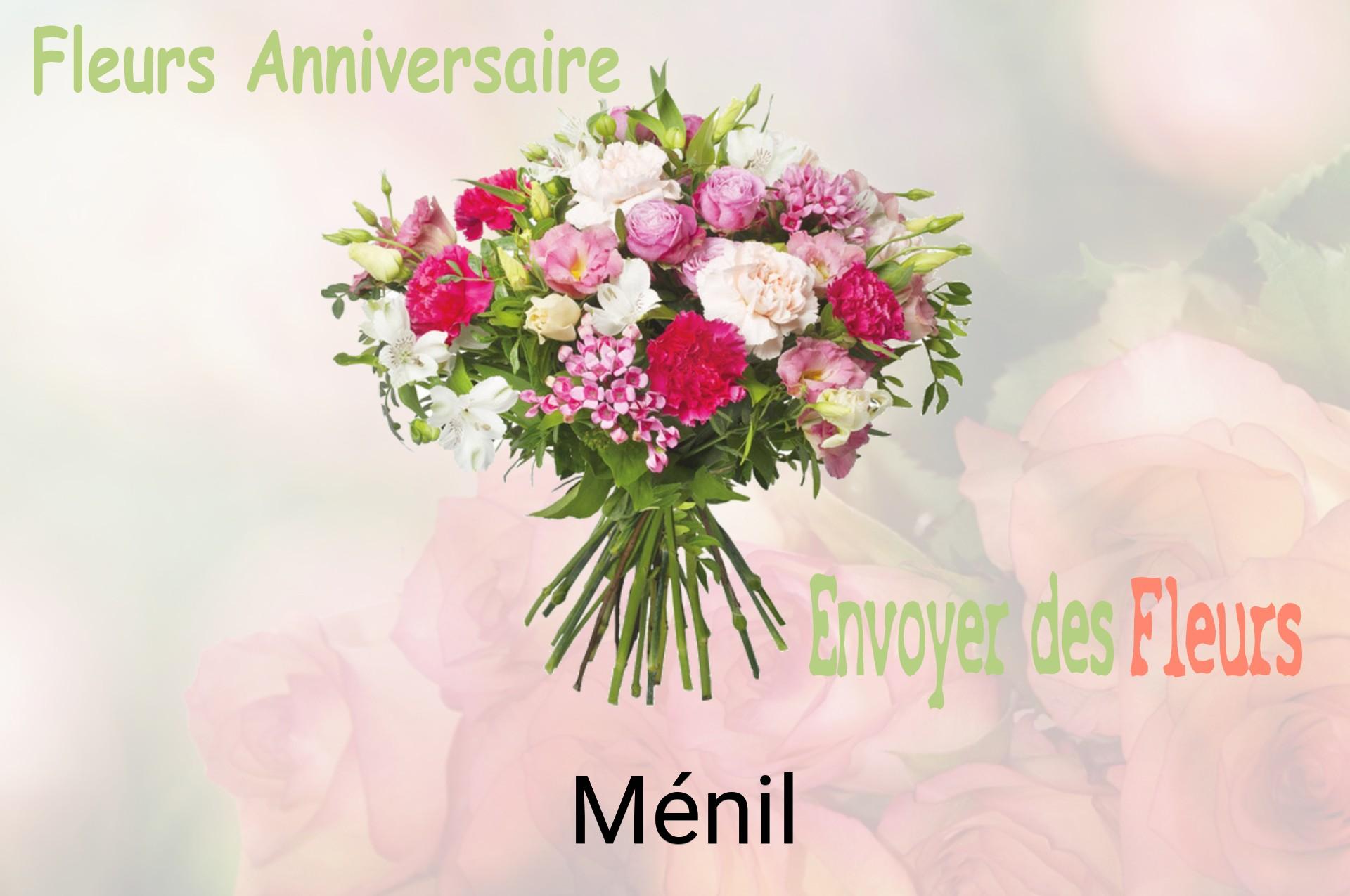 Bouquet de fleurs d’anniversaire livré à Ménil